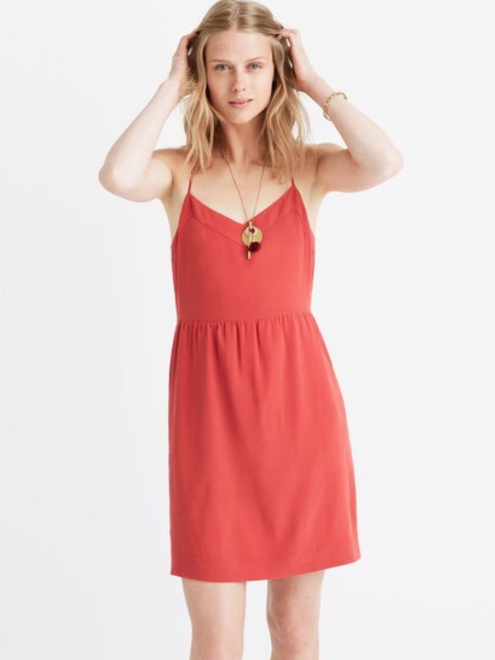 Madewell Silk Sunlight Cami Dress